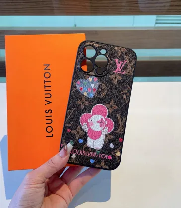 LV Sunflower LV Full-Surround Leather Phone Case #A57777 LV Sunflower LV Full-Surround Leather Phone Case #A57777