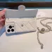 Chanel Quilted Leather iPhone Cases With Chain Straps And CC Logo #A40748