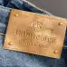 Balenciaga Classic Logo Embroidered Blue Denim Jeans #A42419