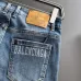 Balenciaga Classic Logo Embroidered Blue Denim Jeans #A42419