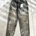 Balenciaga Artistic Graffiti Design Distressed Denim Jeans #A42420