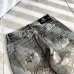 Balenciaga Artistic Graffiti Design Distressed Denim Jeans #A42420