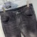 Balenciaga Men's  Jeans Style Distressed Denim Jeans With Dripping BB Print #A42421