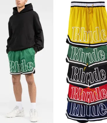 Trendy Rhude Basketball Shorts And Hoodie Set For Casual Streetwear Looks #A29995