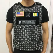 Chanel Patterned Tactical Vest With Patches For Fashion - Forward Streetwear Enthusiasts #999926642