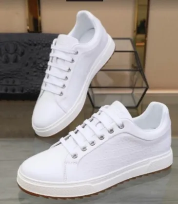 Boss Style White Low Top Leather Sneakers for Elevated Casual Fashion Looks #99903757