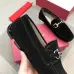 Fendi Black Suede Loafers With Iconic Metal Buckle For Elevated Men's Fashion #9123223