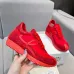Vibrant Red Loewe Sneakers With Signature Bow Design And Bold Sporty Appeal Unisex Shoes #A30335