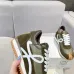 Chic Olive Green Loewe Sneakers With White Bow Accents And Retro Sporty Flair Unisex Shoes #A30336