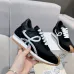 Chic Black Loewe Sneakers With Silver Bow Accents And Luxe Textured Design #A30339