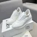 Elegant All White Loewe Sneakers With Signature Bow Design And Timeless Appeal Unisex Shoes #A30340