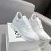 Elegant All White Loewe Sneakers With Signature Bow Design And Timeless Appeal Unisex Shoes #A30340