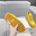 Vibrant Yellow Loewe Sneakers With Signature Bow Design And Retro Sporty Aesthetic Unisex Shoes #A30341