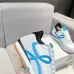 Stylish Loewe Sneakers With White Base Blue Accents And Signature Bow Design For Fashion Lovers Unisex Shoes #A30342