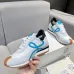 Stylish Loewe Sneakers With White Base Blue Accents And Signature Bow Design For Fashion Lovers Unisex Shoes #A30342