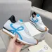 Stylish Loewe Sneakers With White Base Blue Accents And Signature Bow Design For Fashion Lovers Unisex Shoes #A30342