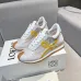 Chic Loewe Sneakers With Gray Base And Vibrant Yellow Bow Design For Trendy Outfits Unisex Shoes #A30343