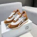 Chic Loewe Sneakers With Brown And White Tones And Signature Bow Like Accents Unisex Shoes #A30346