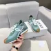 Elegant Loewe Sneakers In Soft Green With Signature White Accents And Retro Inspired Design Unisex Shoes #A30347