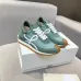 Elegant Loewe Sneakers In Soft Green With Signature White Accents And Retro Inspired Design Unisex Shoes #A30347