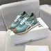 Elegant Loewe Sneakers In Soft Green With Signature White Accents And Retro Inspired Design Unisex Shoes #A30347
