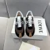 Stylish Loewe Sneakers With Brown Black And White Color Blocking And Signature Design Unisex Shoes #A30348