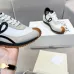 Chic Loewe Sneakers With Contrast Black Accents And Unique Ribbon Inspired Design Unisex Shoes #A30350