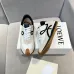 Chic Loewe Sneakers With Contrast Black Accents And Unique Ribbon Inspired Design Unisex Shoes #A30350