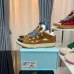 Fashionable Lanvin Sneakers In Brown With Distinctive Zigzag Laces And Retro Design Unisex Shoes #A30439