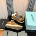 Fashionable Lanvin Sneakers In Brown With Distinctive Zigzag Laces And Retro Design Unisex Shoes #A30439