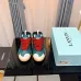 Stylish <b>Replica Lanvin Sneakers</b> With Blue And Green Tones And Unique Red Lacing Design #A30443