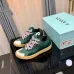 Chic Green <b>Replica Lanvin Sneakers</b> With Colorful Braided Laces And Retro Inspired Design Unisex Shoes #A30444
