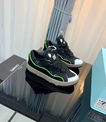 Fashionable Lanvin Sneakers With Black Base And Vibrant Color Accents For Trendy Looks #A30445