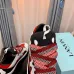 Stylish Lanvin Sneakers Featuring Trendy Color Block Design and Unique Lacing System Unisex Shoes #A30450