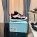 Stylish Lanvin Sneakers Featuring Trendy Color Block Design and Unique Lacing System Unisex Shoes #A30450