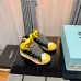Lanvin Color Blocked Sneakers With Zigzag Laces For Bold Streetwear Aesthetics Unisex Shoes #A30452