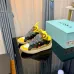 Lanvin Color Blocked Sneakers With Zigzag Laces For Bold Streetwear Aesthetics Unisex Shoes #A30452
