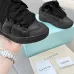 Lanvin Black Low Top Sneakers Quilted Design with Bow Accent Laces Unisex Shoes #A43759