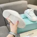 Lanvin White Low Top Sneakers Quilted Design with Bow Style Laces Unisex Shoes #A43760