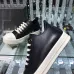 Sleek Black Rick Owens DRKSHDW Low - Top Sneakers With White Accents For Timeless Edge #A26927