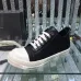 Sleek Black Rick Owens DRKSHDW Low - Top Sneakers With White Accents For Timeless Edge #A26927