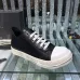Sleek Black Rick Owens DRKSHDW Low - Top Sneakers With White Accents For Timeless Edge #A26927