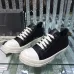 Sleek Black Rick Owens DRKSHDW Low - Top Sneakers With White Accents For Timeless Edge #A26927