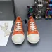 Vibrant Orange Rick Owens DRKSHDW Low - Top Sneakers With White Accents For Bold Style #A26934