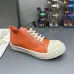 Vibrant Orange Rick Owens DRKSHDW Low - Top Sneakers With White Accents For Bold Style #A26934
