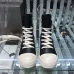 Edgy Rick Owens DRKSHDW High - Top Boots With Contrast White Details For Avant - Garde Style #A26943