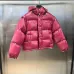 Chic Celine Shiny Red Puffer Jacket With Hood And Brand Logo For Winter Fashion #A31472