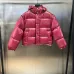 Chic Celine Shiny Red Puffer Jacket With Hood And Brand Logo For Winter Fashion #A31472