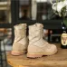 Military boots suede cowboy boots cowhide outdoor boots England Martin boots rhubarb shoes men's tooling #99905241