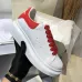 Alexander McQueen Shoes for Unisex McQueen Sneakers Small white shoes women's 2022 new couple all-match thick-bottomed sponge cake to increase sports and leisure leather board shoes #999924913